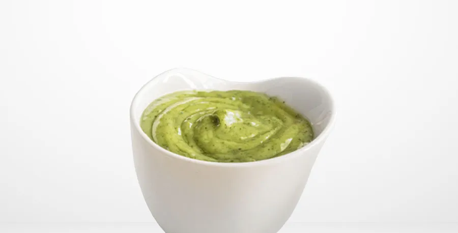 Receta de almogrote verde con cilantro y mojo